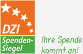 DZI Spendensiegel – Ihre Spende kommt an!